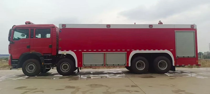 HOWO 25 Ton Heavy Foam Fire Truck best