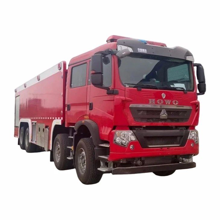 HOWO 25 Ton Heavy Foam Fire Truck